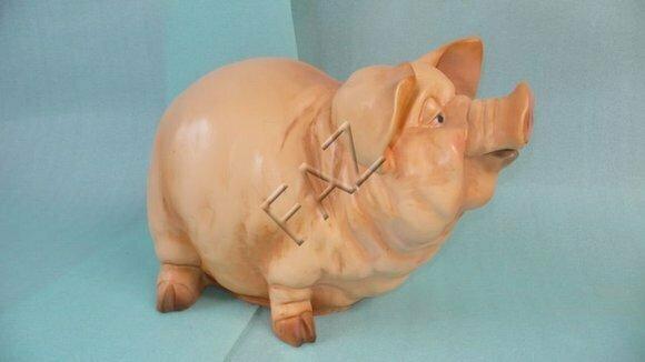 Design Schwein Figur Garten Statue Skulptur Figuren Skulpturen Dekoration