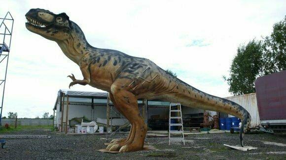 Dinosaurier Große Figur Statue Skulptur Figuren Skulpturen Dekoration Deko