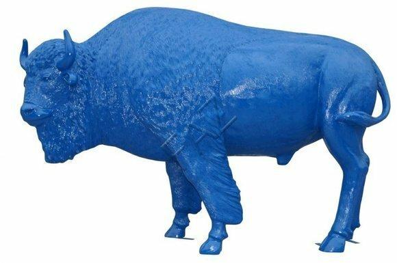 Design Figur Statue Skulptur Figuren Skulpturen Dekoration Deko Büffel