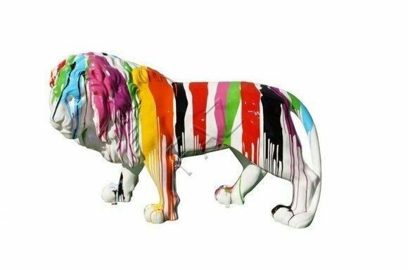 Design Löwe Figur Statue Skulptur Figuren Skulpturen Dekoration Deko Neu