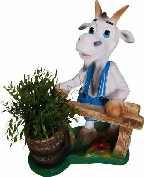 Design Ziege Figur Statue Skulptur Figuren Skulpturen Dekoration Deko