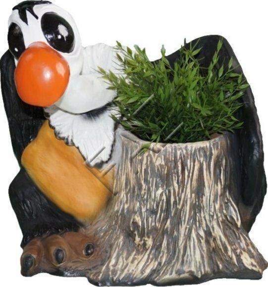 Design Figur Statue Skulptur Figuren Skulpturen Dekoration Blumen Ständer