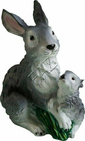 Design Hase Figur Garten Statue Skulptur Figuren Skulpturen Dekoration