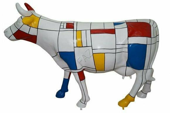 Design Kuh Figur Statue Skulptur Figuren Skulpturen Dekoration Deko Rind