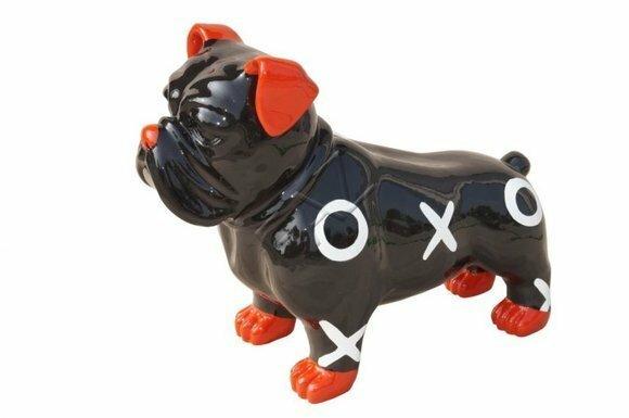 Design Hund Figur Statue Skulptur Figuren Skulpturen Dekoration Deko Neu