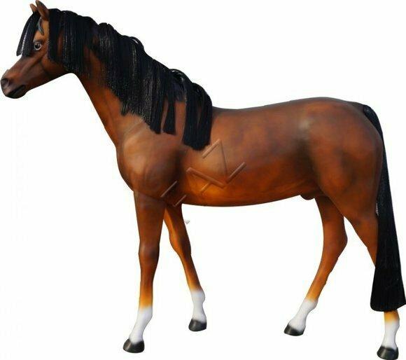 Design Pferd Figur Garten Statue Skulptur Figuren Skulpturen Dekoration