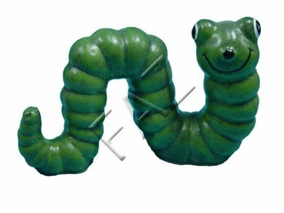 Design Wurm Figur Garten Statue Skulptur Figuren Skulpturen Dekoration
