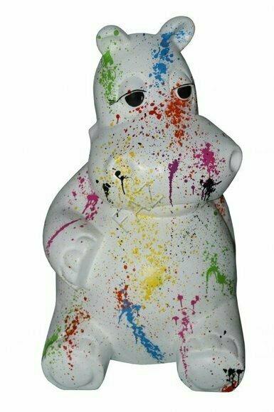 Design Nilpferd Figur Statue Skulptur Figuren Skulpturen Dekoration Deko