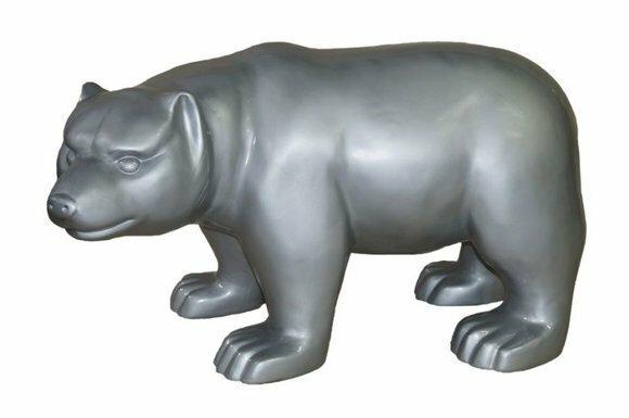 Design Bär stehend Figur Statue Skulptur Figuren Skulpturen Garten