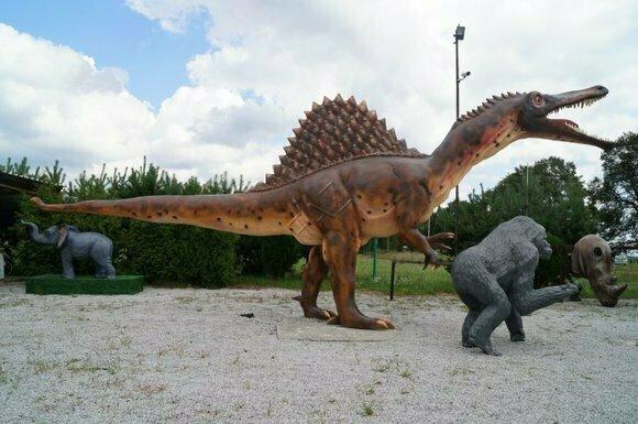 Design Dinosaurier Figur Statue Skulptur Figuren Skulpturen Dekoration