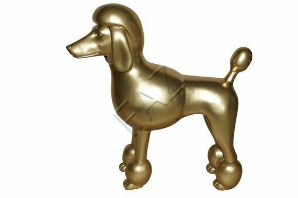 Design Pudel Figur Statue Skulptur Figuren Skulpturen Dekoration Deko