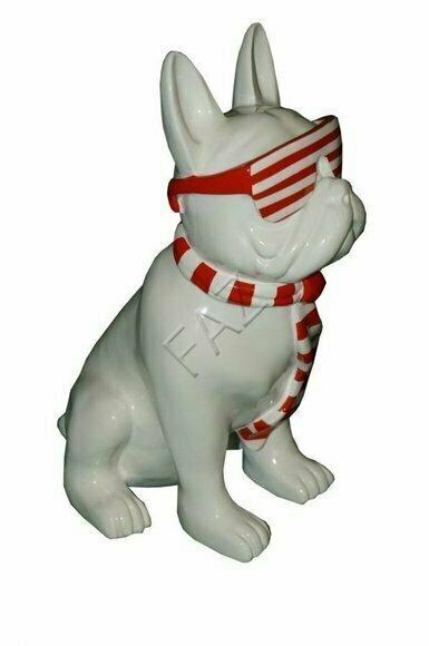 Design Hund Figur Statue Skulptur Figuren Skulpturen Dekoration Deko