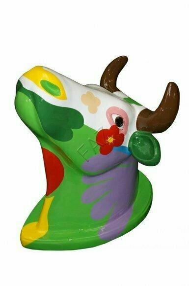 Design Kuh Figur Statue Skulptur Figuren Skulpturen Dekoration Deko