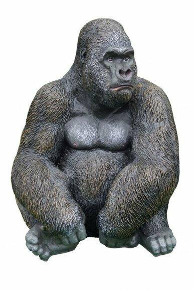 Design Gorilla Figur Statue Skulptur Figuren Skulpturen Garten Dekoration