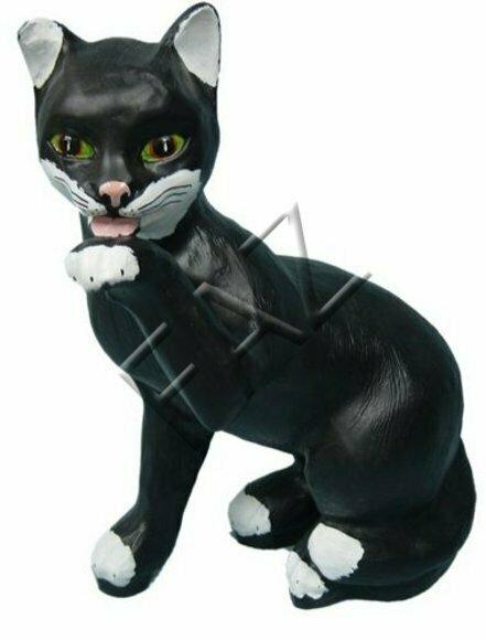 Design Katze Figur Garden Statue Skulptur Figuren Skulpturen Dekoration