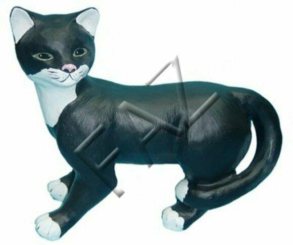Design Katze Figur Garden Statue Skulptur Figuren Skulpturen Dekoration