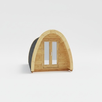 Camping Haus 2.4 x 5.9m Garten Laube Campinghaus Ferienhaus Holz Personen 2-4