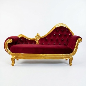 Chaiselongue Liege Relax Sofa Sessel Klassisch Barock Rokoko Jungendstil