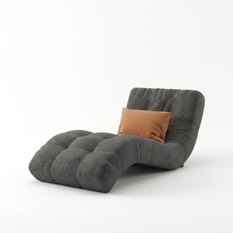 Chaiselounge Chesterfield Liege design Club Chaise Polster Stoff Couch Sofa neu