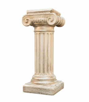 Design Stucksäule Spalten Figur Skulptur Figuren Wandsäule Dekoration