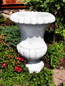 Massiver Pflanzgefäß Blumenkasten Pflanztrog Blumentopf aus Steinguss 2007