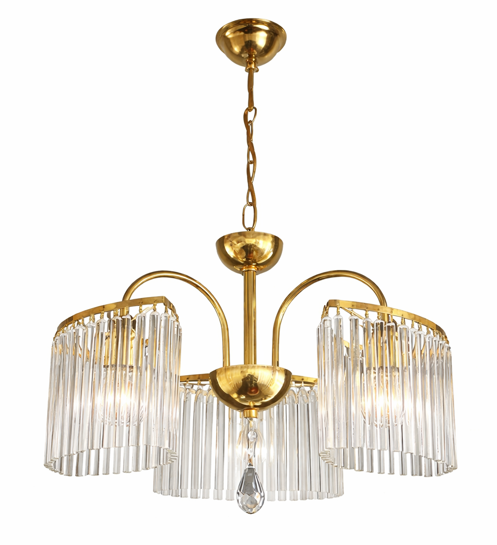 Kronleuchter Deckenleuchte Schlafzimmer Lampe Kronleuchter gold Sofort