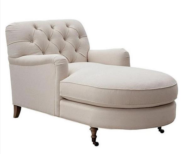 Beige Chaiselongue Chesterfield Möbel Liege Wohnzimmer Moderne Design