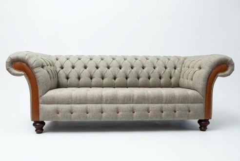Chesterfield 3 Sitzers Klassische Luxus Barock Rokoko Couch Sofa