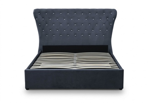 Chesterfield Bett Design Schlafzimmer Englische Betten 200x200cm Textil