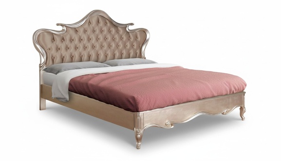 Chesterfield Bett Polster Design Luxus Doppel Hotel Betten Italienische Holz