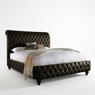Chesterfield Bett Polsterbett Doppelbett Betten Big XXL Designer Luxus Bett