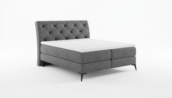 Chesterfield Bett Polsterbett Doppelbett Betten Big XXL Designer Luxus