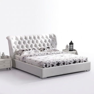 Chesterfield Bett Schlafzimmer Betten Textil 180x200cm Samt Big Hotel Betten