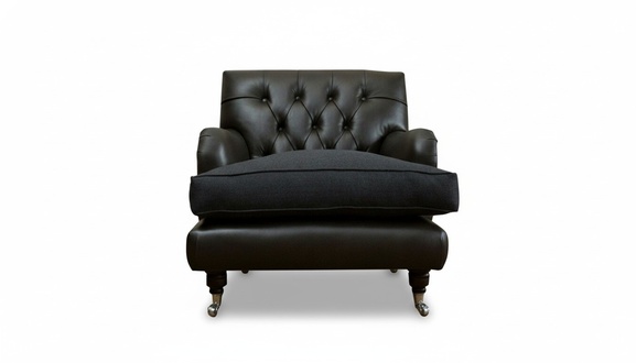 Chesterfield Design Sofa Sessel Couch Polster Luxus Textil Couchen 1 Sitz