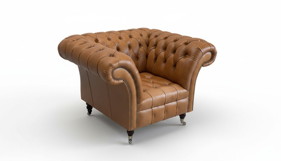Chesterfield Design Sofa Sessel Couch Polster Luxus Textil Couchen