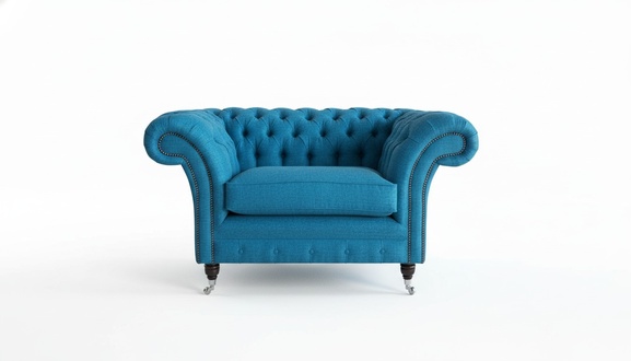 Chesterfield Design Sofa Sessel Couch Polster Textil Couchen Sitzer