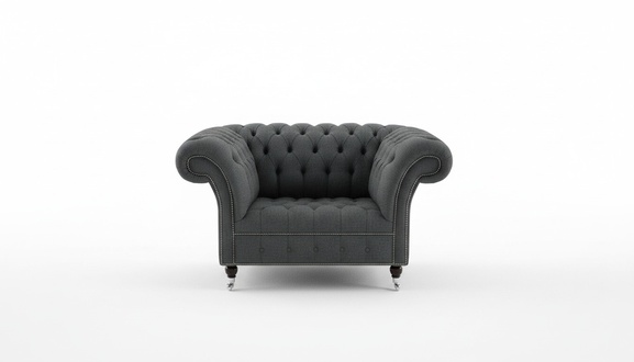 Chesterfield Design Sofa Sessel Couch Polster Luxus Textil Couchen