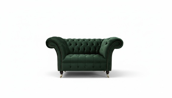 Chesterfield Design Sofa Sessel Couch Polster Luxus Textil Couchen
