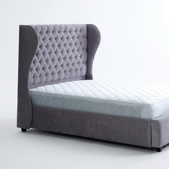 Chesterfield Designer Bett Schlafzimmer Textil Leder Polster 140/160/180/200 cm