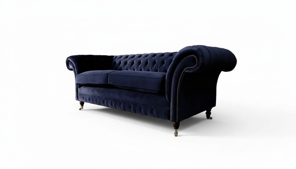 Chesterfield Dreisitzer Couch Polster Design Sofa 3er Sitz Sofas Möbel