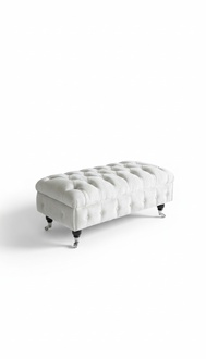 Chesterfield Fußhocker Ottomane Hocker Klassisch Relax Sessel Bank