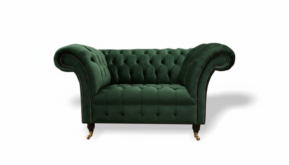 Chesterfield Lounge Club Sessel Couch Polster Couch 1 Sitzer Möbel Sofa