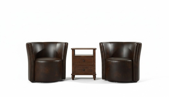 Chesterfield Loungesessel Clubsessel Cocktailsessel Fussteil Relaxsessel