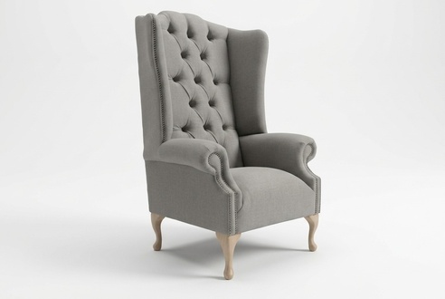 Chesterfield Ohrensessel Sofa Sessel Polster Lehn Stuhl Wohnzimmer Relax