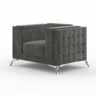 Chesterfield Sessel Couch 1 Sitzer Couchen Polster Neu Fernseh Sofa Textil