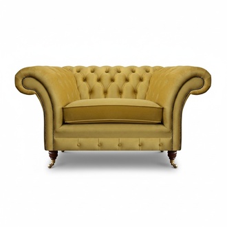 Chesterfield Sessel Gelb Polstersitz Chesterfield Couch Wohnzimmer Einrichtung