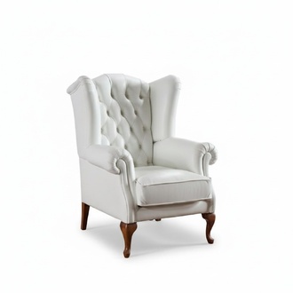 Chesterfield Sessel Vollleder Klassische Fernsehsessel Ohrensessel CL-FOTEL