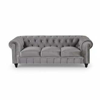 Chesterfield Sofa Couch Polster Stoff Leder Couchen Polster Garnitur