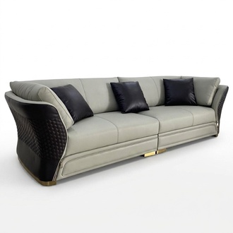 Couch Polster Design Sofa Moderne 4er Sitz Sofas Wohn Zimmer Möbel