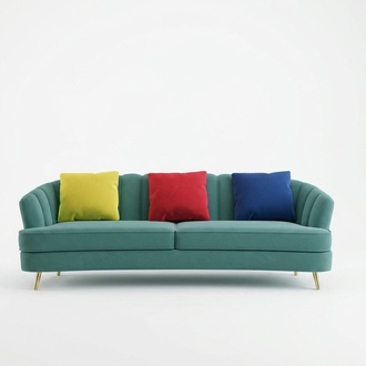 Couch Samt Textil Wohnzimmer Sofa Couchen Klassische Dreisitzer xl Polster